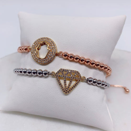 Set adjustable bracelets