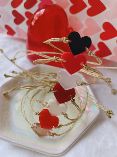 Valentine’s heart  bracelets